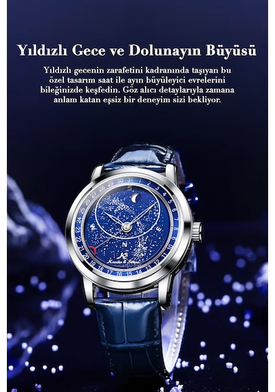 Kronen & Söhne Ks5003 Mekanik Tamtur Kadran Otomatik Erkek Kol Saati