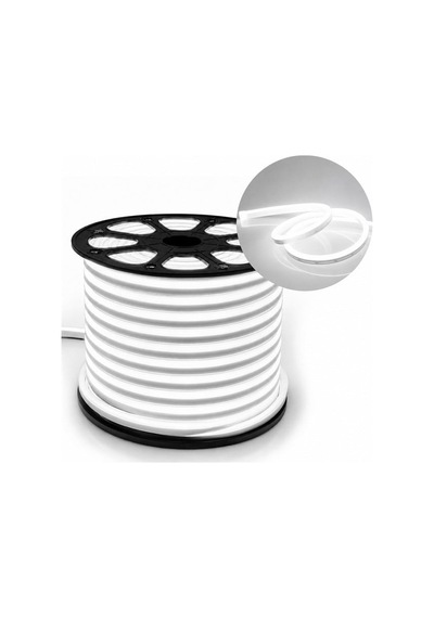 Pm-5288 Silikon Kaplama 12 Volt 100 Metre Beyaz Neon Led Şerit Aydınlatma Diğer