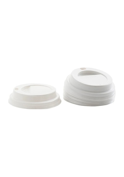 Bardak Kapağı 14-16 Oz Sicak Bombeli Beyaz 2,70 Gr 90 Mm 100 Adet