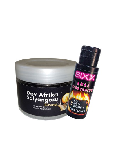 Giant Anti-aging 100ml Dev Afrikasalyangozu Kremi Ayrıca + Sıxx Analtightening Krem 60 Ml
