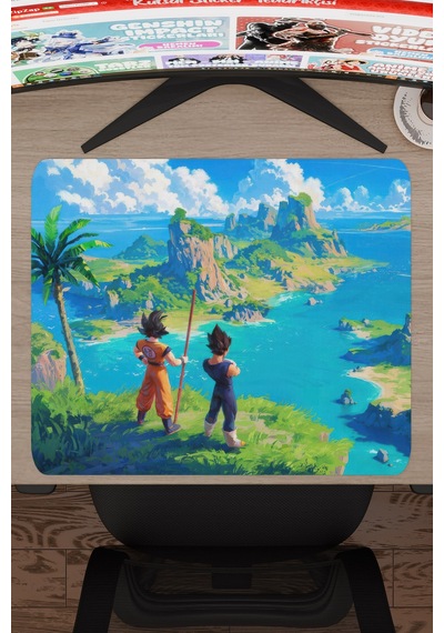 Dragon Ball Anime V2 - 48x40 Xl Gaming Kauçuk Kaymaz Taban Mouse Pad Fare Altlığı