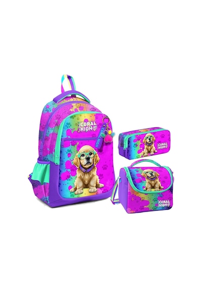 Mor Pembe Köpek Çok Renkli
