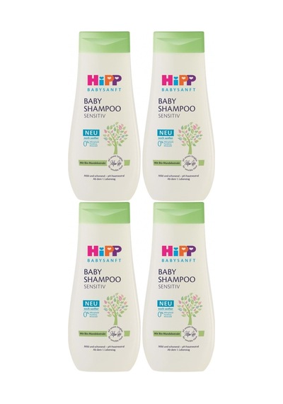 Hipp Babysanft Bebek Şampuanı Baby Shanmpoo Sensıtıv 200ml 4 Lü Set