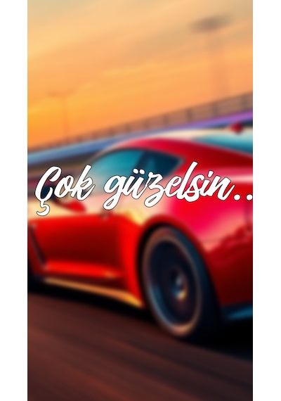 Çok Güzelsin Güneşlik Ayna Yazısı Araba-motosiklet Cam Etiket Sticker 8x2cm Beyaz Renk Beyaz