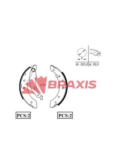 Arka Fren Balatası Pabuc Clıo Iı Laguna I Logan Symbol I Iı Twıngo I Saxo Xsara P106 P206 P306