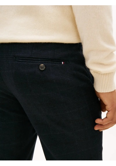 Tommy Hilfiger Dc Denton Pattern Br, Dw5 Siyah Erkek Kumaş Pantolon