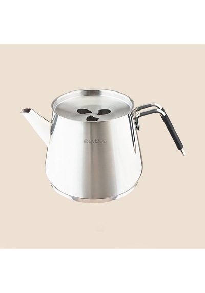 Kitchen Arven Çaydanlık - Gri - 1,25 Lt + 600 Ml Çok Renkli