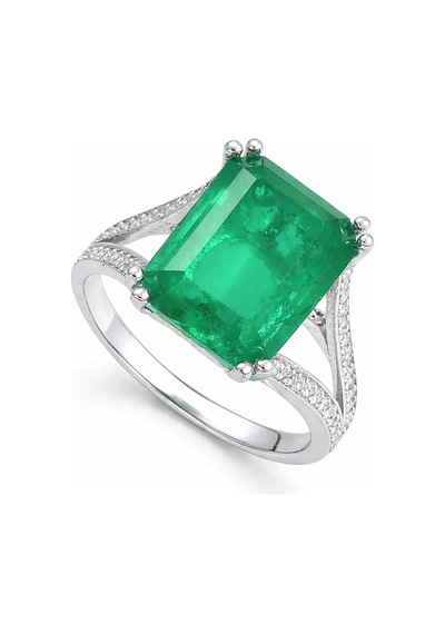 Gümüş Yeşil Renk Paraiba Taşlı Kadın Yüzük - Lr11004586 - Name: 17