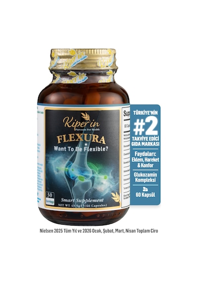 Kiperin Flexura Eklem Glukozamin, Msm, Kondroitin, Akgünlük, Sam-e, Hyaluronik Asit 60 Kapsül