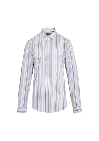 Hatemoğlu Kahverengi Çizgili Slim Fit Gömlek Koyu Kahverengi Hatemoğlu Kahverengi Çizgili Slim Fit Gömlek Koyu Kahverengi