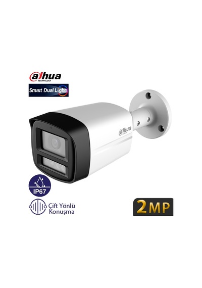 Dahua Hac-hfw1200tlm-ıl-t-dıp 2mp 3,6mm Çift Yönlü Konuşma Ip67 Bullet Hdtvı Kamera 40mt Dahua Hac-hfw1200tlm-ıl-t-dıp 2mp 3,6mm Çift Yönlü Konuşma Ip67 Bullet Hdtvı Kamera 40mt