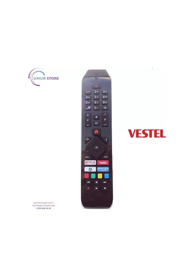 Vestel İle Uyumlu Smart Tv Kumandası Regal Seg Finlux