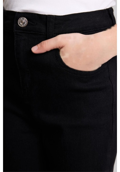 Defacto Skınny Fıt Jean Pantolon Kız Çocuk G0257a826spbk27 Siyah-bk27