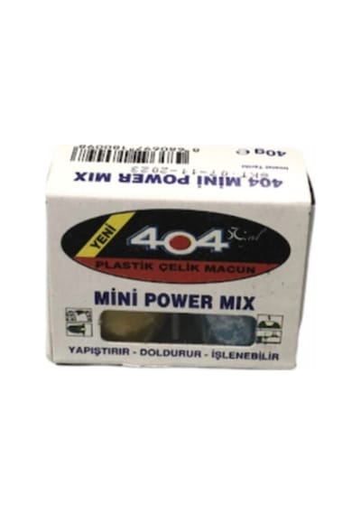 Mini Power Mix Plastik Çelik Macun