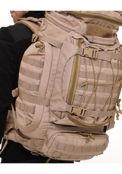 Single Sword Premium Kalite 100+10l Su Geçirmez Outdoor Sırt Çantası Bej