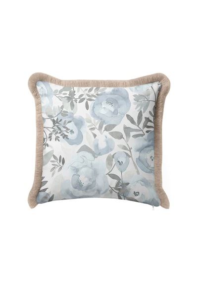 Modern Çiçek Motifli Saçaklı Yastık Kılıfı - Pastel Mavi Bohem Bej Püsküllü Kırlent Kılıfı Mat Lavanta Kurşun Modern Çiçek Motifli Saçaklı Yastık Kılıfı - Pastel Mavi Bohem Bej Püsküllü Kırlent Kılıfı Mat Lavanta Kurşun