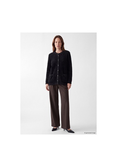 LC Waikiki Alıta Cıty Farkıyla Lcw Grace Siyah Triko Düz Midi Kadın Hırka Siyah - 931515379 Siyah LC Waikiki Alıta Cıty Farkıyla Lcw Grace Siyah Triko Düz Midi Kadın Hırka Siyah - 931515379 Siyah