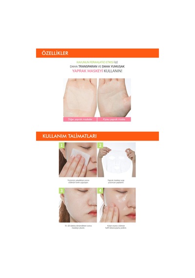 Missha A'PIEU Icing Sweet Bar Sheet Mask Kavun Özlü Canlandırıcı Maske - Melon