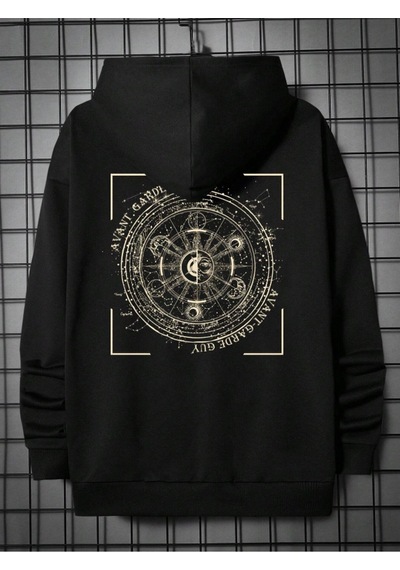 Altamira Erkek Avant Sırt Baskılı Oversize Kapşonlu Sweatshirt 001