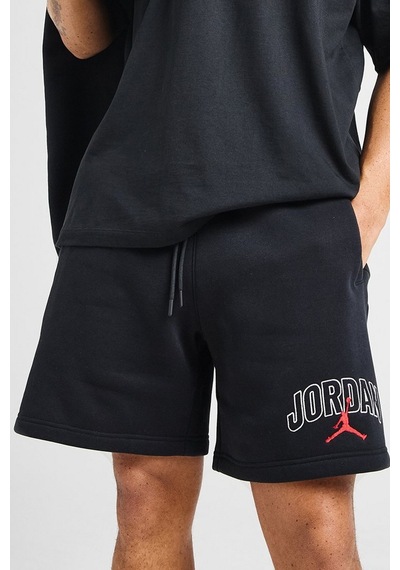 Nike Jordan Brooklyn Fleece Men's Graphic Shorts Erkek Pamuklu Şort Siyah Siyah