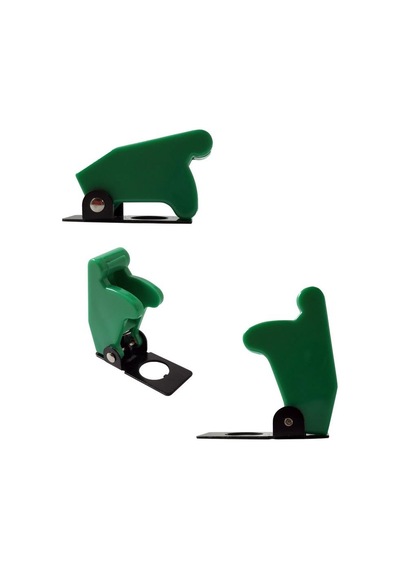 Toggle Switch Emniyet Kapağı Yeşil 12mm Çap Ic-161b