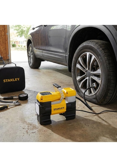Stanley Sxıf0001 12volt 150 Psı Dijital Basınç Göstergeli Lastik Şişirme Pompası + Led Lamba