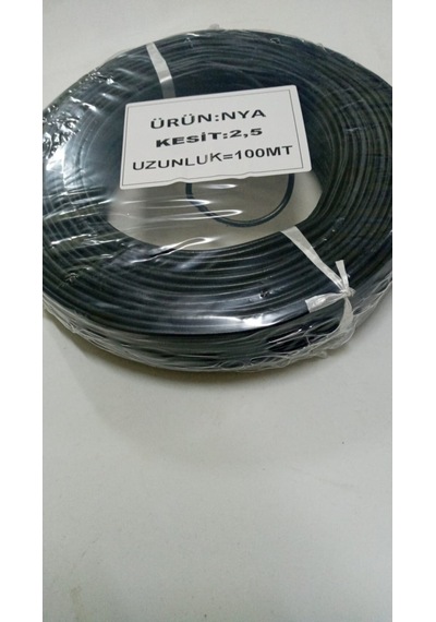 2.5 Mm 100 Metre Siyah Nya Kablo 1