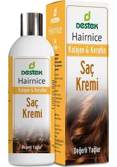 Destek Hairnice Kolajen & Keratinli Saç Kremi 330 ML