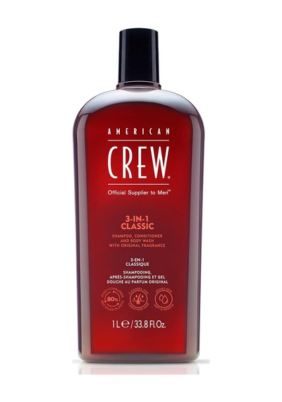 American Crew 3'ü 1 Arada Şampuan Saç Kremi Vücut Yıkama Jeli Classıc 1000ml Diğer