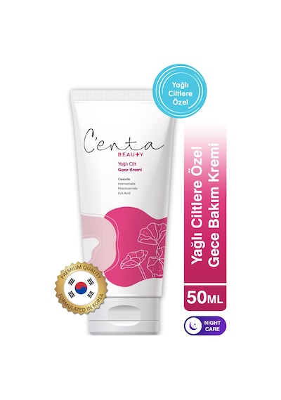 C'enta Beauty Yağlı Ciltler İçin Gece Kremi 50 ML