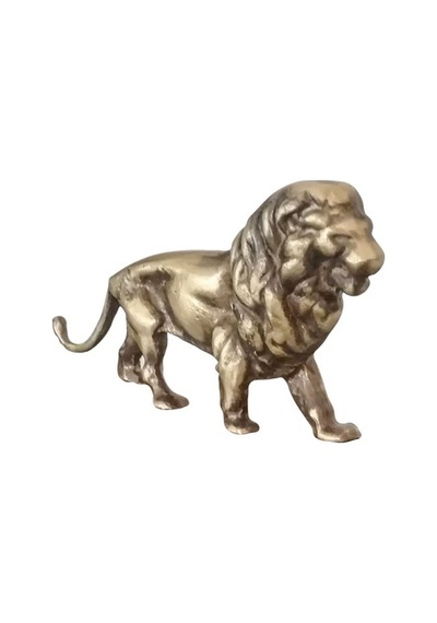 Pimarks Pirinç Döküm Masa Süsü Biblo Aslan