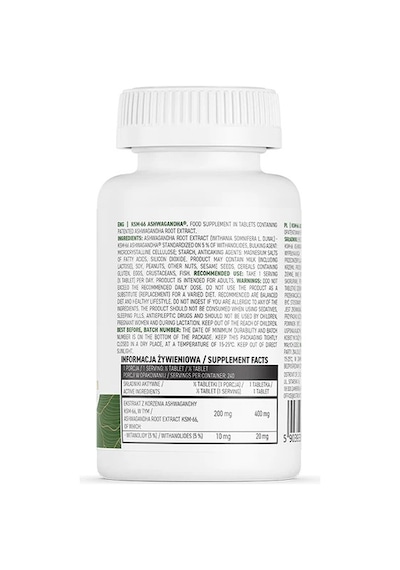 Ostrovıt Pharma Ksm66 Ginseng 400 Mg / 120 Tabs