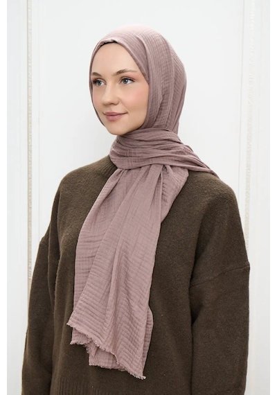 Deserto Fashion Müslin Şal-3617 Çok Renkli