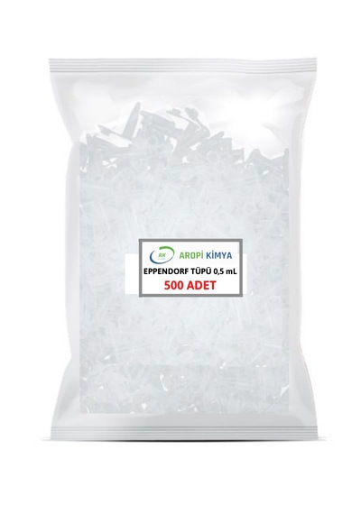 Aropi Eppendorf Tüpü 0,5 Ml - Mikrosantrifüj Tüpü 500 Adet/1paket