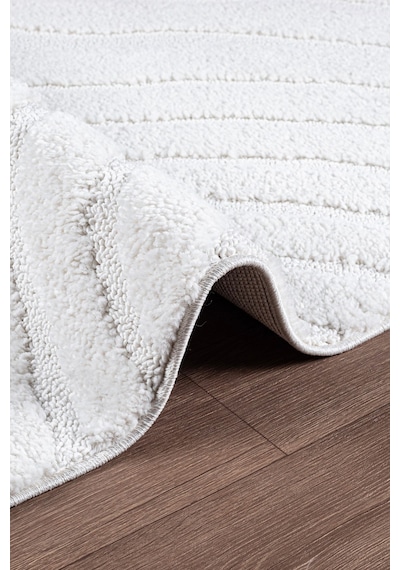 Norway Vl Bukleli Premium Yumuşak Peluş Post Iskandinav Oturma Odası Salon Halısı 70620-krem
