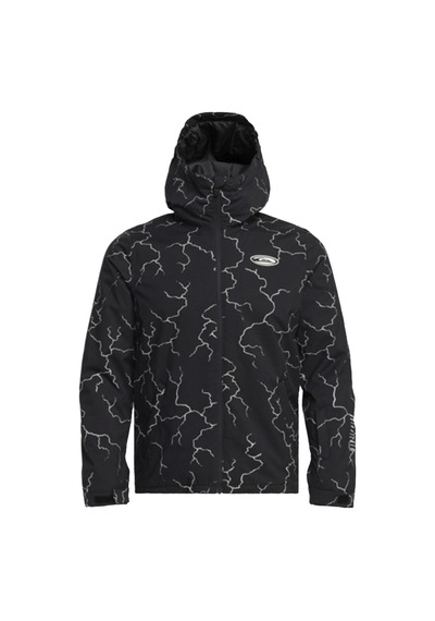 Quıksılver Quiksilver High In The Hood Printed Erkek Çocuk Snowboard Ceketi 41141 Çok Renkli