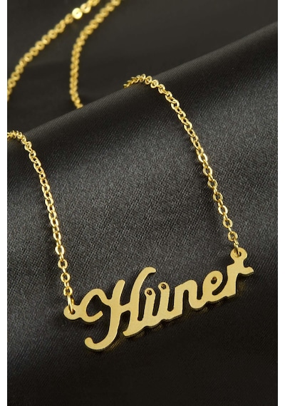 Hnrlıshp Hüner İsimli Kolye -sarı altın