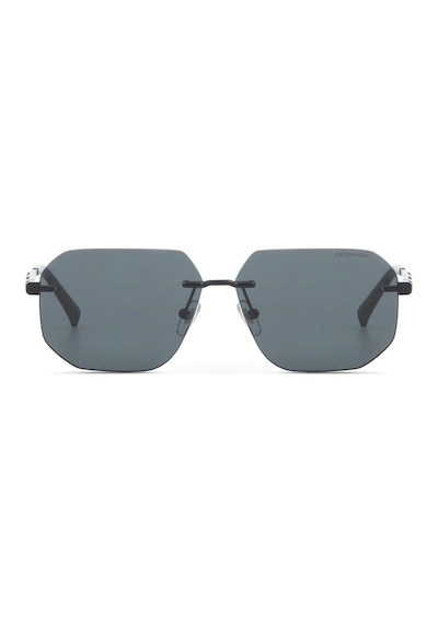 Despada Ds 2467 C1 60 Unisex Geometrik Siyah Metal Çerçevesiz Güneş Gözlüğü Siyah