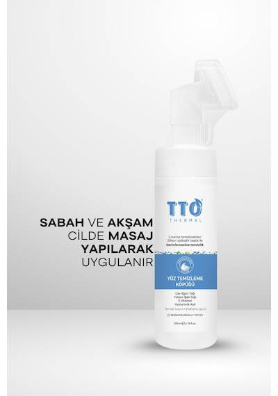 Tto Termal Çay Ağacı Yağlı Yüz Temizleme Köpüğü 2 x 200 ML