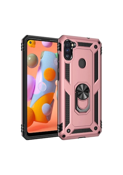 Galaxy A11 Kilif Zore Vega Yüzüklü Standli Zirh Kilif 469723137