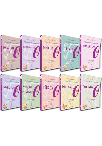 Karekök Tyt Ayt Matematik Fasikülleri Sıfır Serisi 10 Kitap Seti