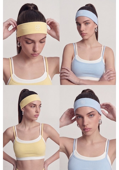 Holly Lolly Holly Saç Bandı Mavi - Sarı Set