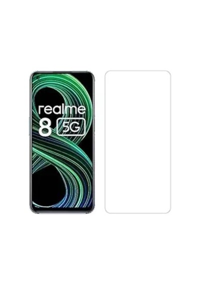 Realme 8 İle Uyumlu Ekran Koruyucu Şeffaf Temperli Kırılmaz Cam Ekran Koruyucu