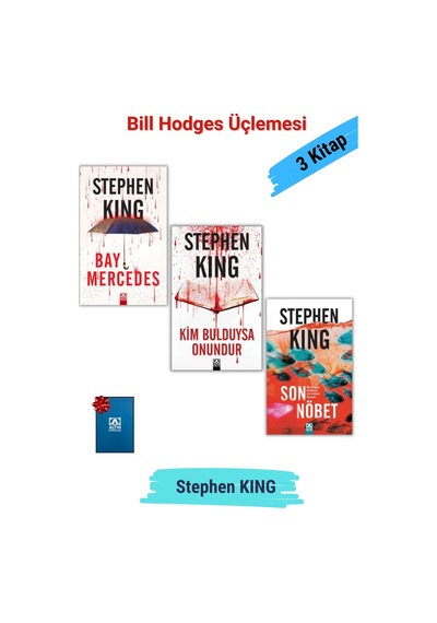 Bill Hodges Üçlemesi, 1. Bay Mercedes 2. Kim Bulduysa Onundur 3. Son Nöbet -stephen King 3 Kitap