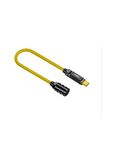 20 Gbps 140 W Destekli Type-c To Type-c Dişi Kablo Coiled 1 Metre