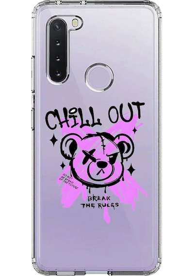Samsung Galaxy A21 Uyumlu Şeffaf Kılıf Graffiti 7 Tasarımlı