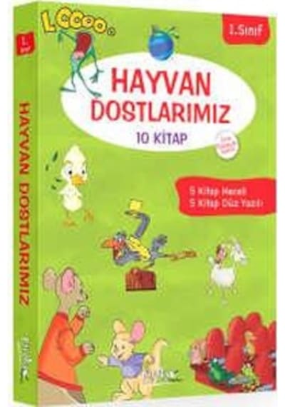 Pinokyo Yayınları 1.Sınıflar Için Hayvan Dostlarımız Renkli Hece