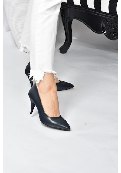 Fox Shoes Lacivert Kadın Topuklu Ayakkabı A922151109