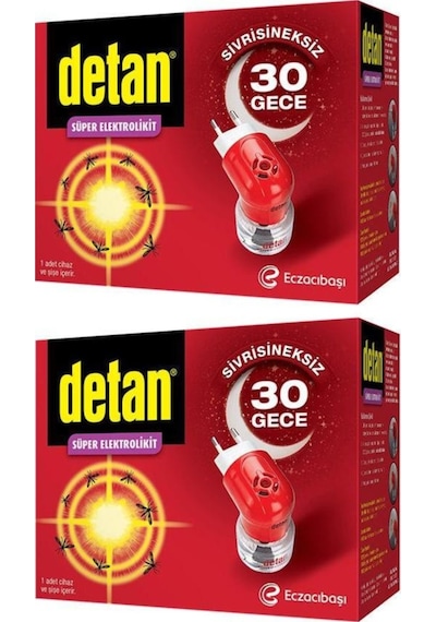 Detan Süper Elektrolikit Cihaz 30 Gece 2 x 25 ML