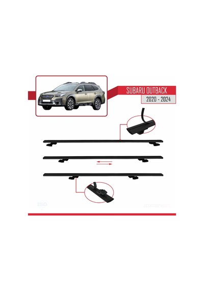 Subaru Outback 2020-2024 Arası İle Uyumlu Basıc Model Ara Atkı Ta